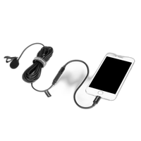 Saramonic LavMicro U1B Clip-On Lavalier Mic with Lightning Connector Cable 1 4