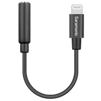 Saramonic SR-C2002 Apple Lightning Connector to Female 3.5mm TRRS Audio Jack 1