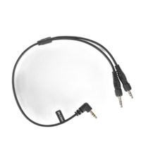 Saramonic SR-C2004 Dual Locking 3.5mm to Single Right-Angled 3.5mm Output Y 0