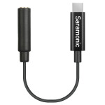 Saramonic SR-C2006 Gold-Plated 3.5mm Female Mic  and  Audio Adapter Cable for DJ 1