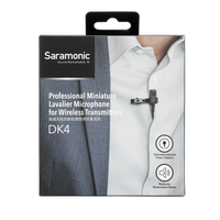 Saramonic DK4C Mini Pro Omni Lavalier Mic w/ 4-Pin Hirose Locking Connector 5