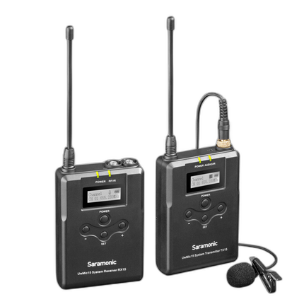Saramonic UwMic15 Camera-Mount Wireless Omni Lavalier Microphone System