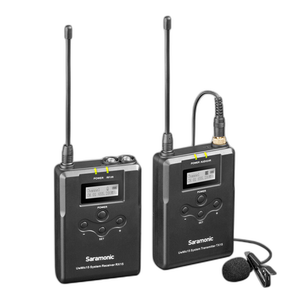 Saramonic UwMic15 Camera-Mount Wireless Omni Lavalier Microphone System