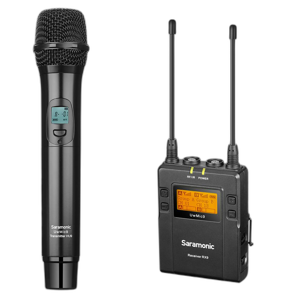 Saramonic UwMic9 Camera-Mount Wireless Cardioid Handheld Microphone System