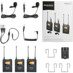 Saramonic UwMic9 2-Person Wireless Omni Lavalier Microphone System 1