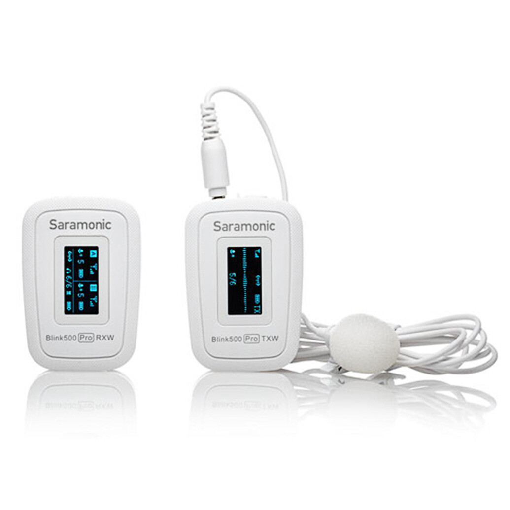 Saramonic Blink 500 PRO B1 Digital Wireless Omni Lavalier - White