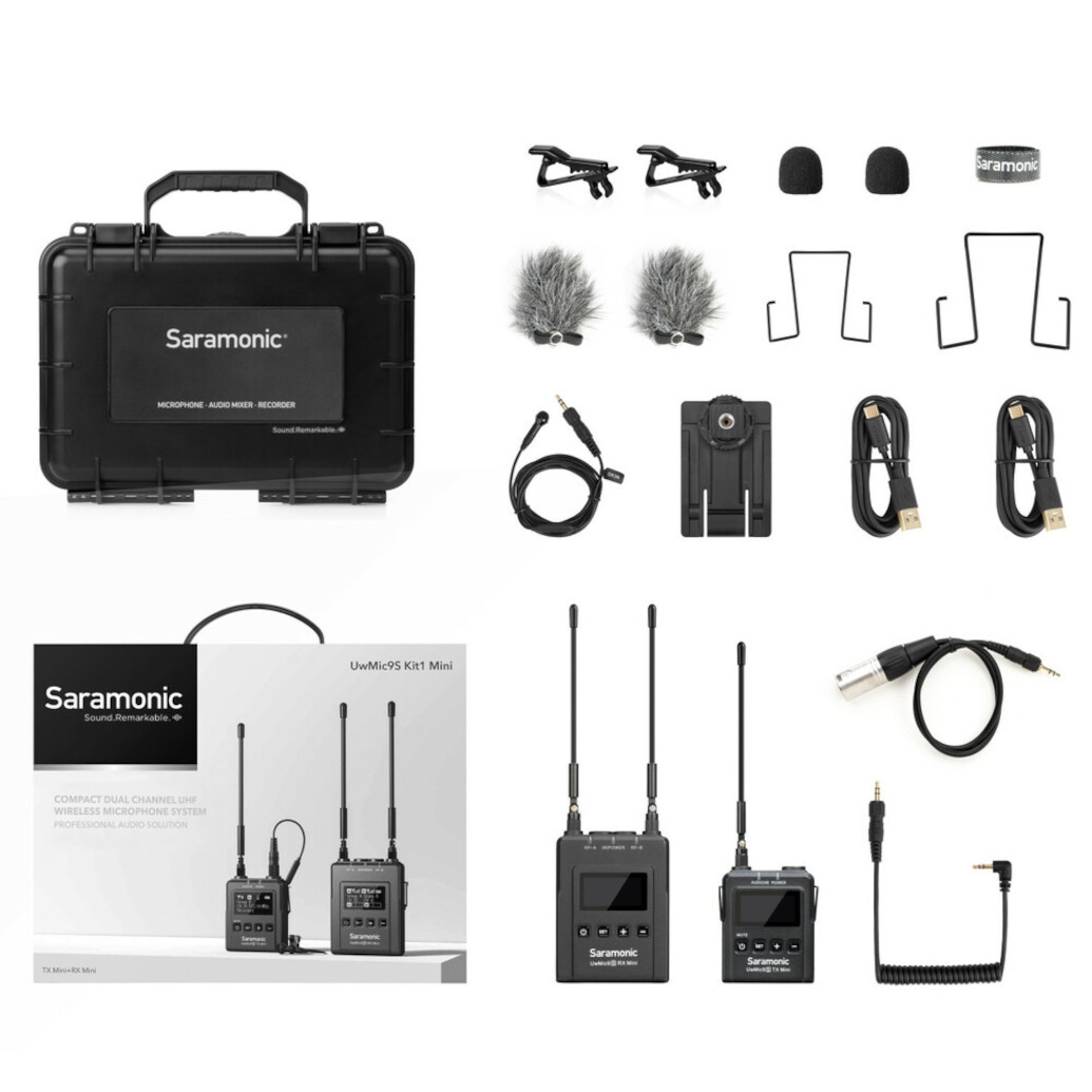 Saramonic UwMic9S Mini Kit 1 Advanced Wireless UHF Lavalier