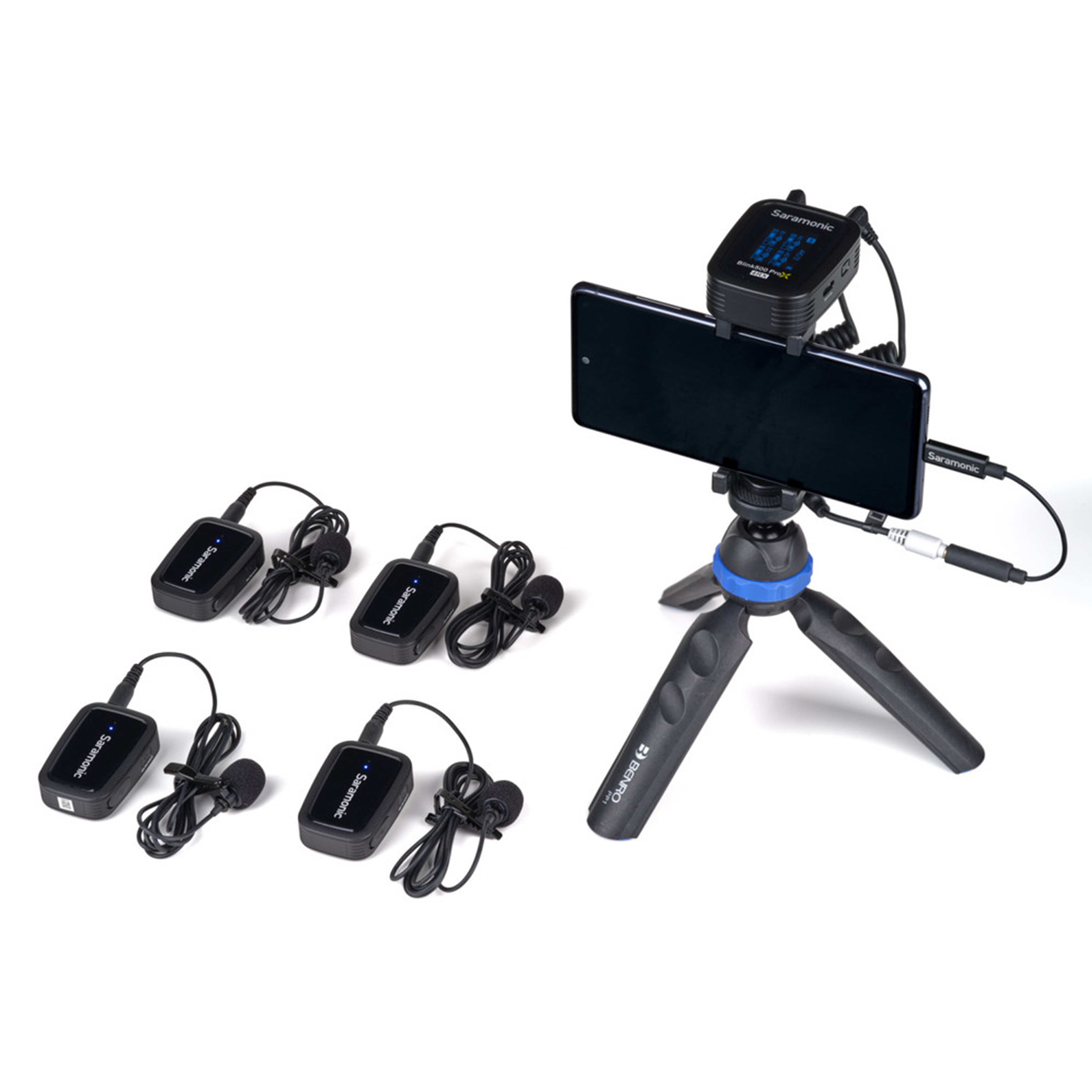Saramonic Blink 500 ProX B8 4-Person Wireless Mic System
