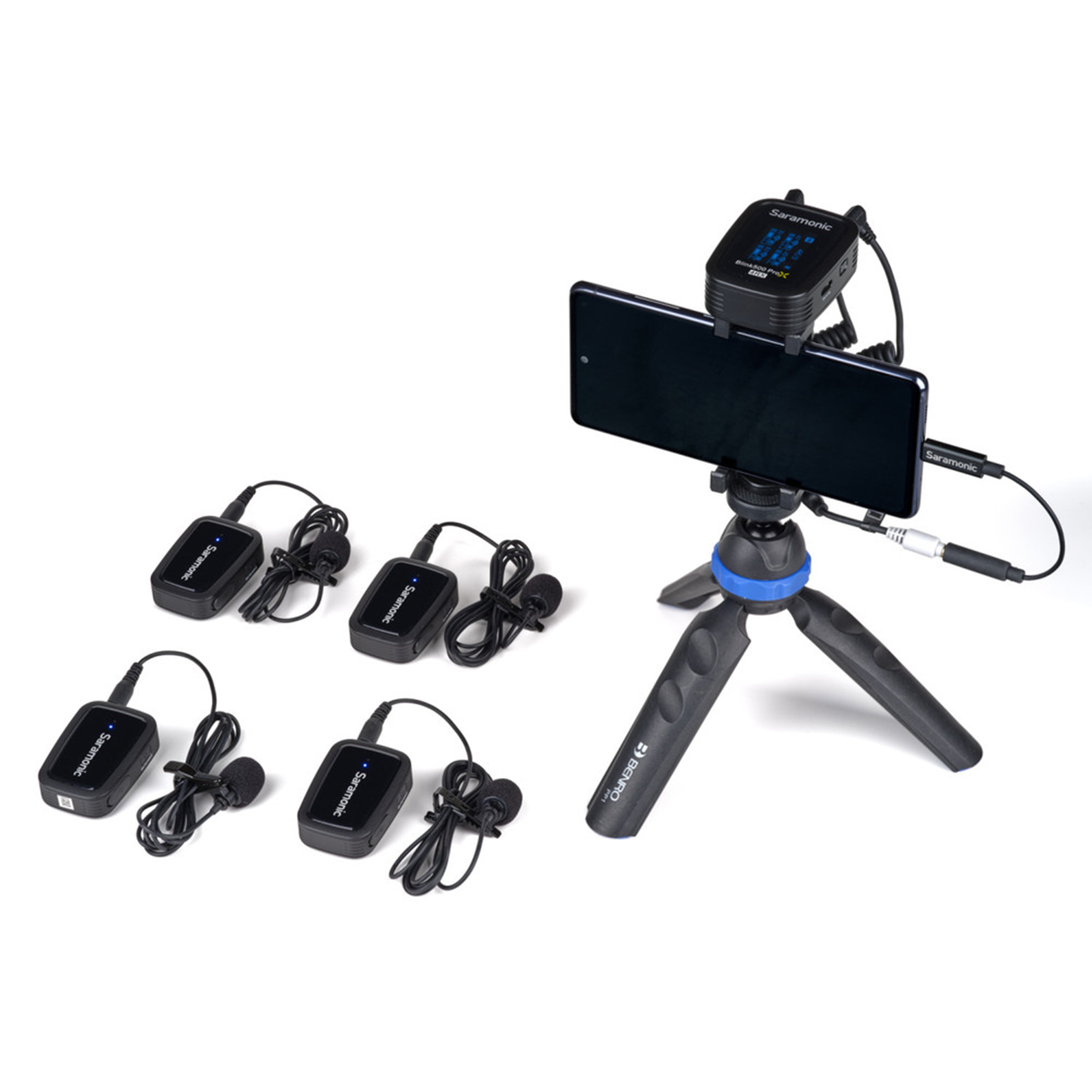 Saramonic Blink 500 ProX B8 4-Person Wireless Mic System