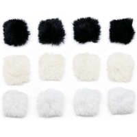 Saramonic CineBuff Fur Kit 4x Black, 4x Beige, 4x White, and 30x Stickies 3