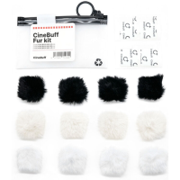 Saramonic CineBuff Fur Kit 4x Black, 4x Beige, 4x White, and 30x Stickies 5