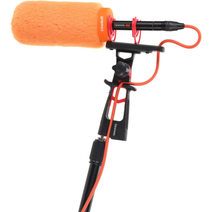 Saramonic Slide-On Furry Windshield for Mid-Sized Shotgun Mics - Orange