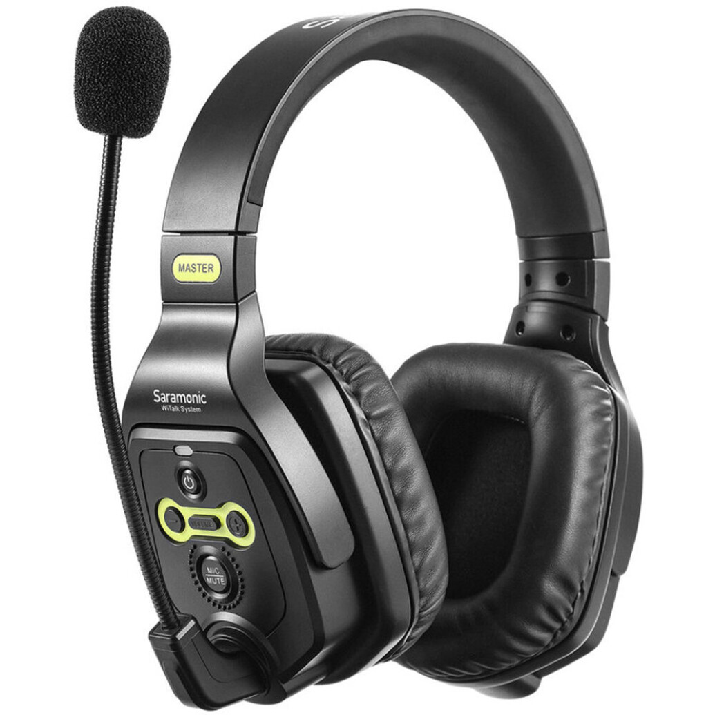 Saramonic WiTalk-DMH Dual-Ear Master Headset for WiTalk Wireless Intercom Sy