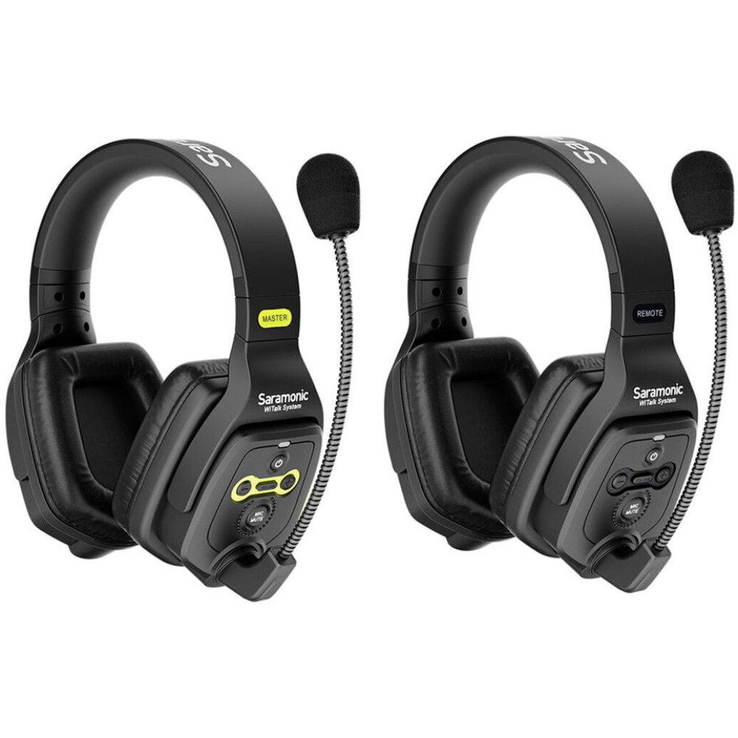 Saramonic WiTalk-WT2D 2-Person Full-Duplex Wireless Intercom System w/ 2x Du
