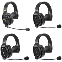 Saramonic WiTalk-WT4S 4-Person Full-Duplex Wireless Intercom System w/ 4x Si 0