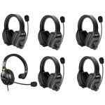 Saramonic WiTalk-WT6D 6-Person Full-Duplex Wireless Intercom Sy w/ 5x Dual-E 0