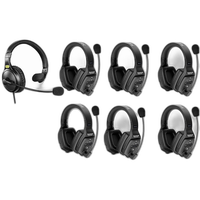 Saramonic WiTalk-WT7D 7-Person Full-Duplex Wireless Intercom Sy w/ 6x Dual-E 0