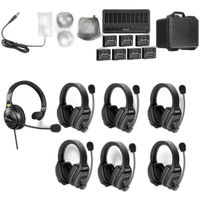 Saramonic WiTalk-WT7D 7-Person Full-Duplex Wireless Intercom Sy w/ 6x Dual-E 6