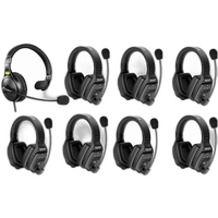Saramonic WiTalk-WT8D 8-Person Full-Duplex Wireless Intercom Sy w/ 7x Dual-E 0
