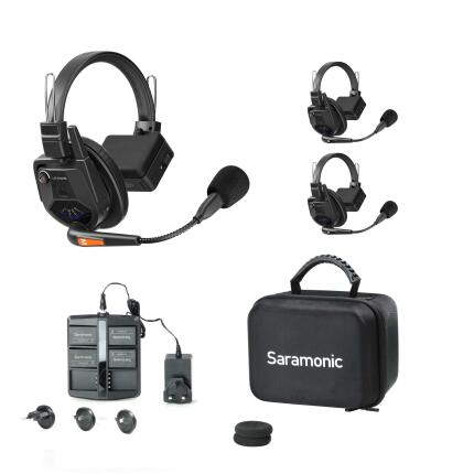 Saramonic WiTalk9-2S 2-Person 1.9GHz Full-Duplex Wireless Intercom System