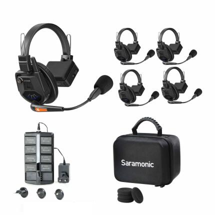 Saramonic WiTalk9-4S 4-Person 1.9GHz Full-Duplex Wireless Intercom System