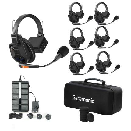 Saramonic WiTalk9-6S 6-Person 1.9GHz Full-Duplex Wireless Intercom System