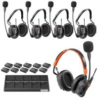 Saramonic WiTalk9X-5D 5-Person Modular 1.9GHz Wireless Dual-Ear Headset Inte 0
