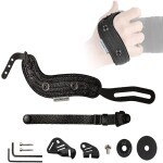 SpiderPro v2 Hand Strap - Black Leather