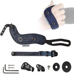 SpiderPro Hand Strap - Dark Blue Leather 0