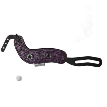 SpiderPro v2 Hand Strap - Purple Leather