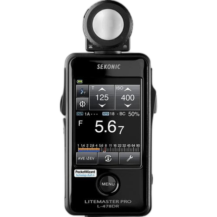 Sekonic L-478DR LiteMaster Pro Meter w/Pocket Wizard Wiresless Module