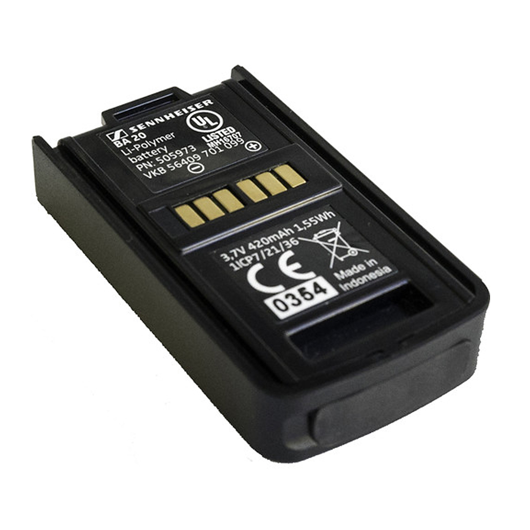 Sennheiser BA20 Recharging Battery Pack for AVX EKP