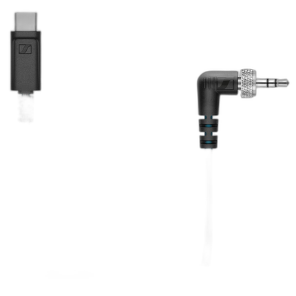 Sennheiser CL-35 Locking 3.5mm TRS to USB Type-C Coiled Cable