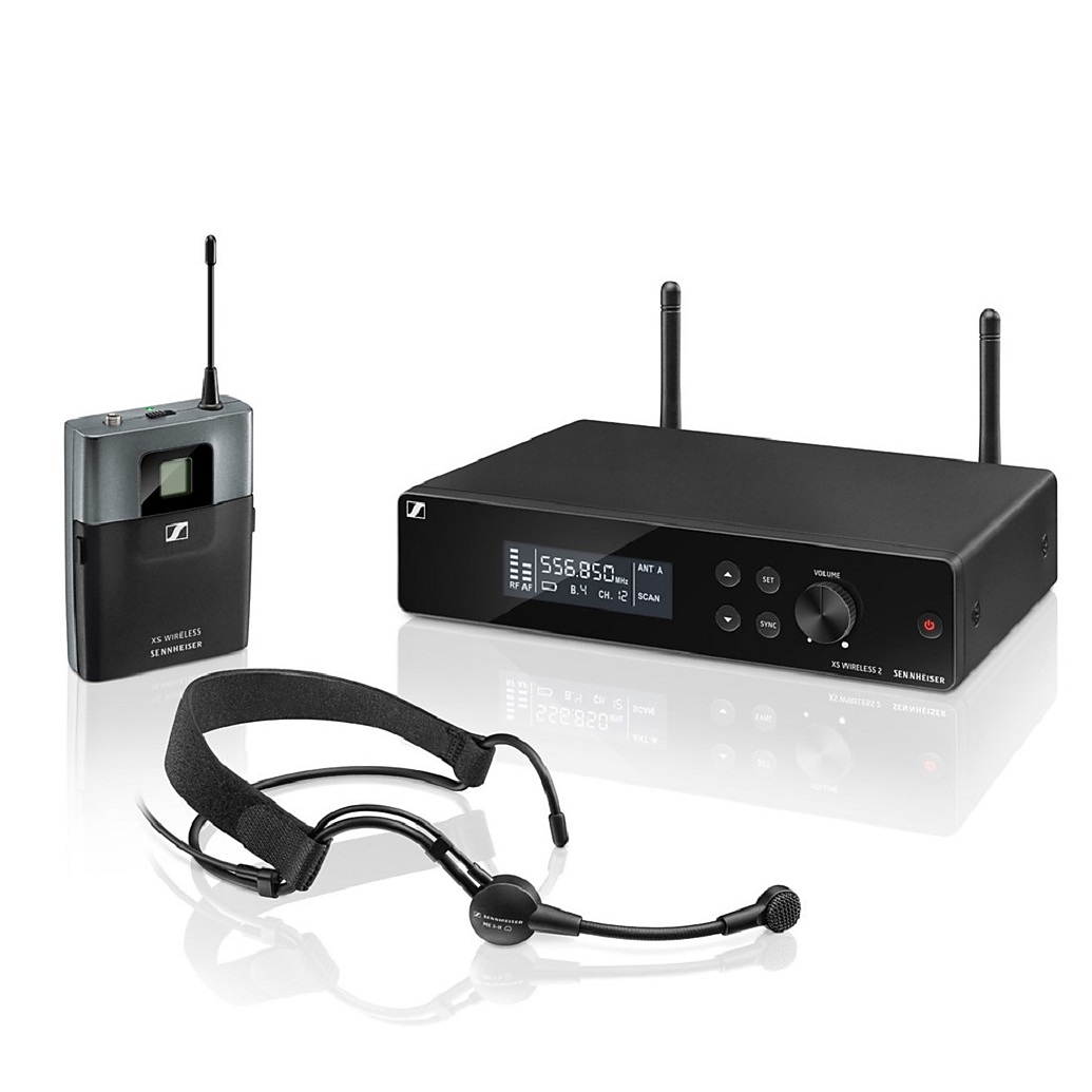 Sennheiser XSW 2-ME3-A UHF Headset Mic System (A: 548 to 572 MHz)