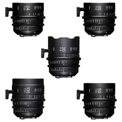 Sigma T1.5 FF High-Speed 5 Prime Lens Kit with Case (Canon EF)