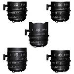 Sigma T1.5 FF High-Speed 5 Prime Lens Kit with Case (Canon EF) 0