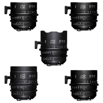 Sigma T1.5 FF High-Speed 5 Prime Lens Kit with Case (Sony E)