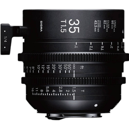 Sigma 35mm T1.5 FF High-Speed Prime Lens (ARRI PL, Metric)