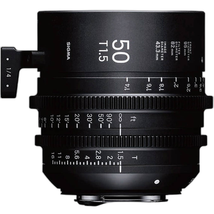 Sigma 50mm T1.5 FF High-Speed Prime Lens (ARRI PL, Metric)