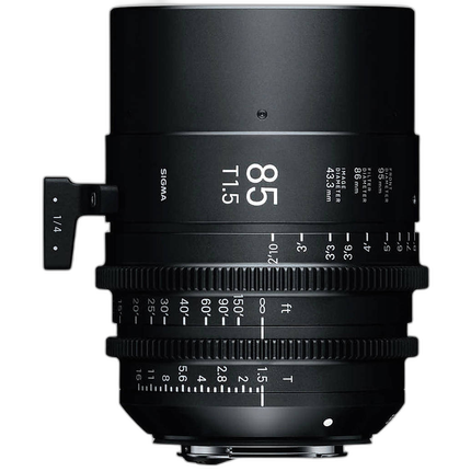 Sigma 85mm T1.5 FF High-Speed Prime Lens (ARRI PL, Metric)