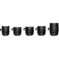 Sigma T1.5 FF High-Speed 5 Fully Luminous Prime Lens Kit with Case (Sony E) 0