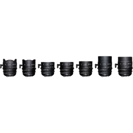 Sigma T2/T1.5 FF 7 Fully Luminous Lens Kit with Case (Canon EF)