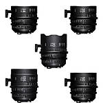 Sigma T1.5 FF High-Speed 5 Fully Luminous Prime Lens Kit (Sony E, Metric) 0