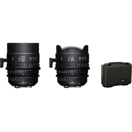 Sigma 14/135mm T2 FF High-Speed Fully Lum. Prime Lens Kit (Sony E, Metric)