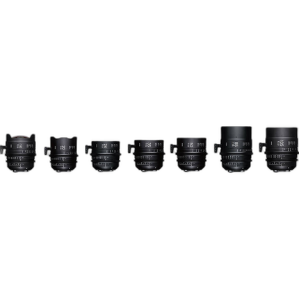 Sigma T2/T1.5 FF 7 Fully Luminous Lens Kit with Case (Canon EF, Metric)