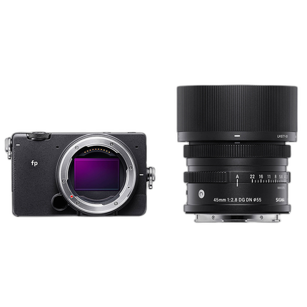 Sigma fp Mirrorless Digital Camera with 45mm Lens