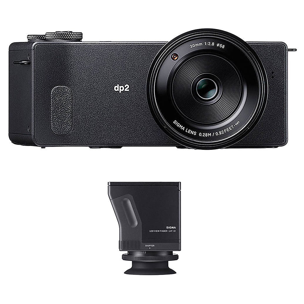 Sigma dp2 Quattro Digital Camera and LVF-01 Viewfinder Kit