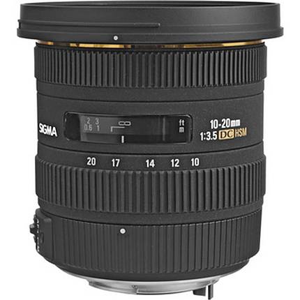 Sigma EX DC HSM 10-20mm f/3.5 Wide Angle Lens for Pentax/Minolta - Black