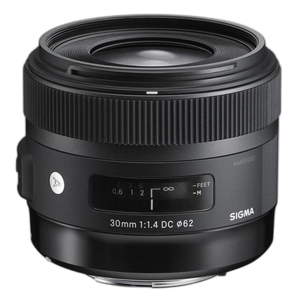Sigma DC HSM ART 30mm f/1.4 Standard Lens for Nikon Mount - Black