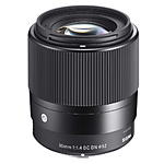 Sigma 30mm f/1.4 DC DN Contemporary Lens for Canon EF-M 0